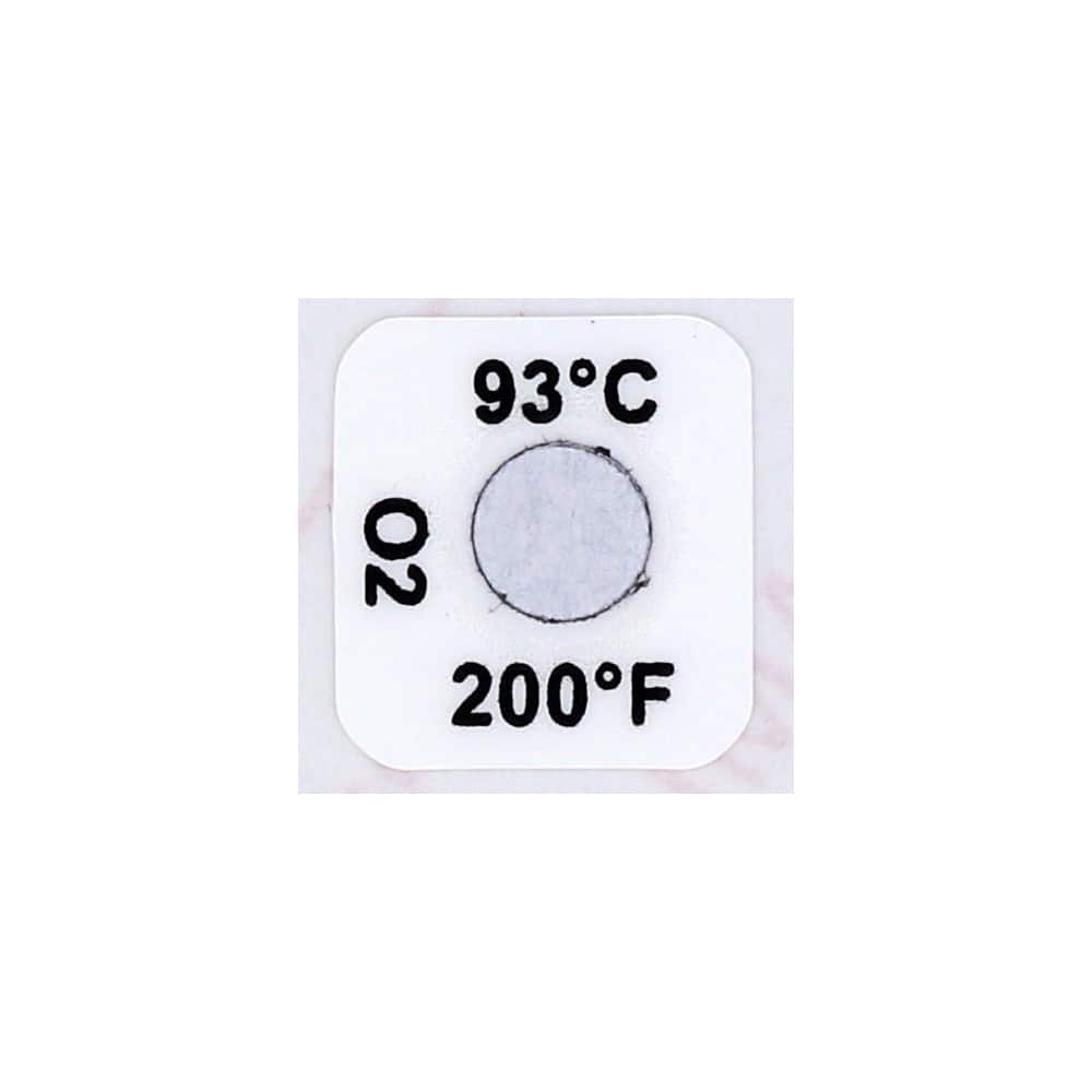 93°C Temp Indicating Label