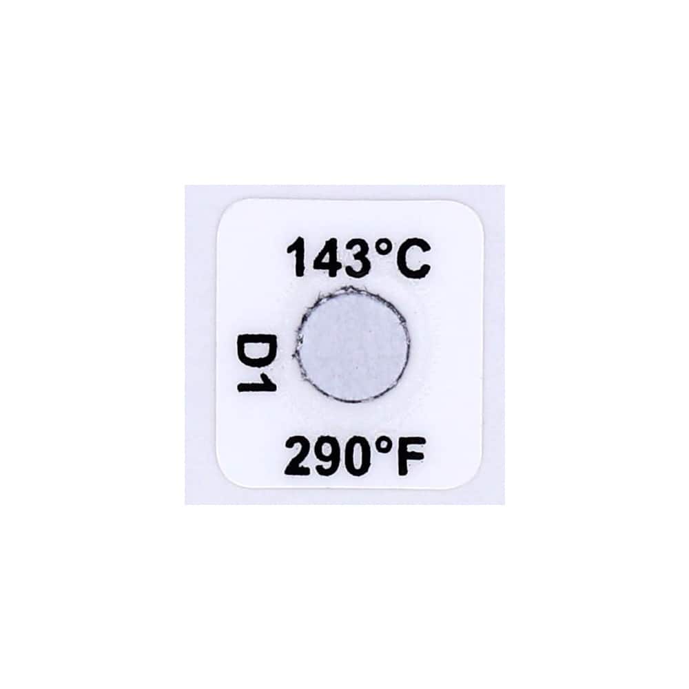 143°C Temp Indicating Label