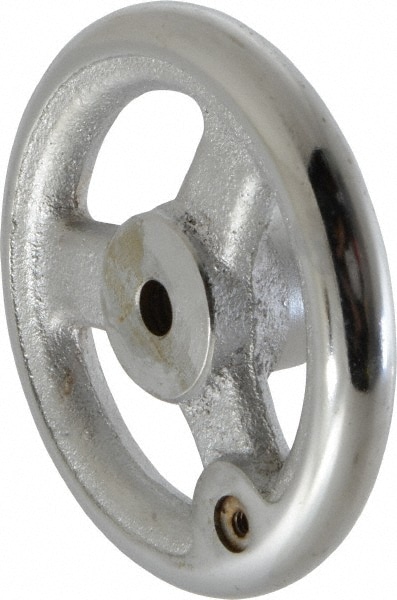 Gibraltar FCIHW-4-STR-G Spoked Straight Handwheel: Chrome-Plated Image