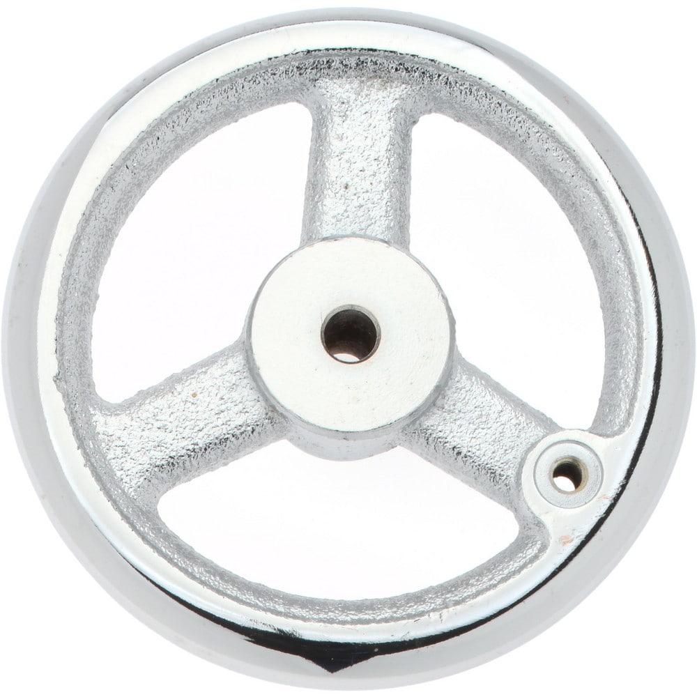 Gibraltar FCIHW-5-STR-G Spoked Straight Handwheel: Chrome-Plated Image