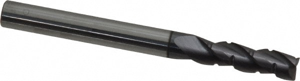 ProMax 117-01214 Corner Radius End Mill: 3/16" Dia, 5/8" LOC, 0.01" Radius, 3 Flutes, Solid Carbide Image