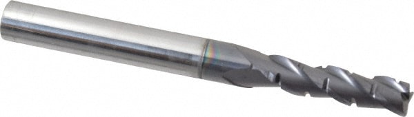 ProMax 117-01414 Corner Radius End Mill: 0.2188" Dia, 3/4" LOC, 0.02" Radius, 3 Flutes, Solid Carbide Image