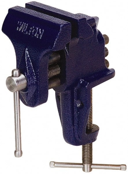 Wilton 33150 Bench & Pipe Combination Vise: 3" Jaw Width, 2-1/2" Jaw Opening, 2-5/8" Throat Depth 