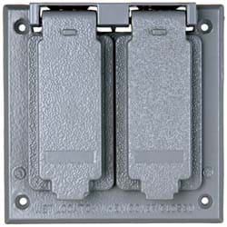 Cooper Crouse-Hinds TP7224 Weather Proof Electrical Box Cover: Aluminum Image