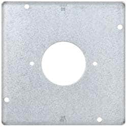 Cooper Crouse-Hinds TP730 Square Surface Electrical Box Cover: Steel 