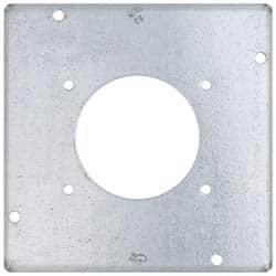 Cooper Crouse-Hinds TP732 Square Surface Electrical Box Cover: Steel 