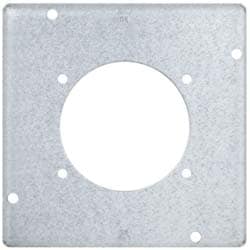 Cooper Crouse-Hinds TP734 Square Surface Electrical Box Cover: Steel 