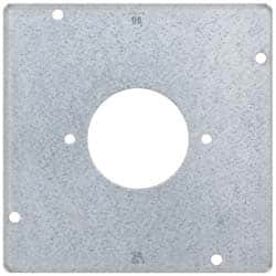 Cooper Crouse-Hinds TP736 Square Surface Electrical Box Cover: Steel 