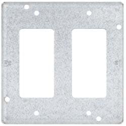 Cooper Crouse-Hinds TP741 Square Surface Electrical Box Cover: Steel 