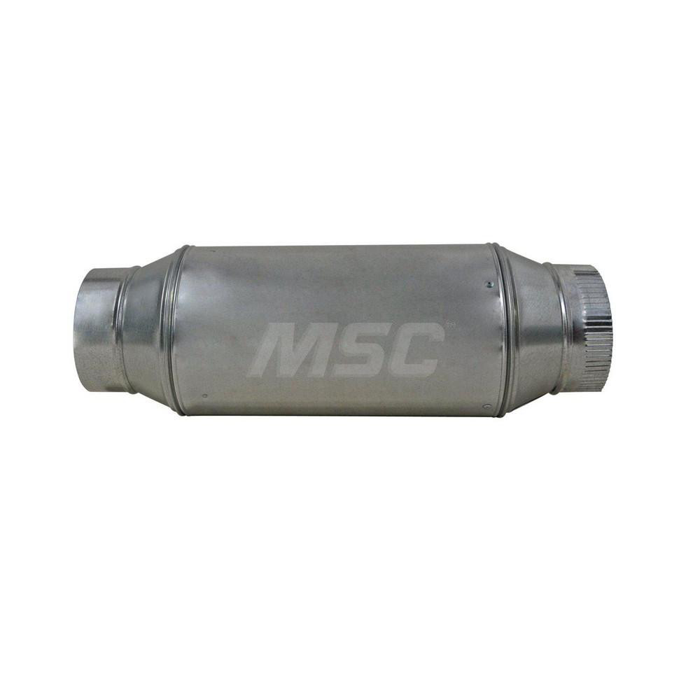 Suncourt 6" ID, Galvanized Duct Muffler 06937965 MSC Industrial