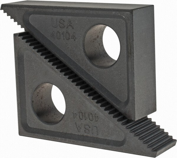 2 Piece, 2-1/2 to 6" Height Adjustment, Steel Step Block