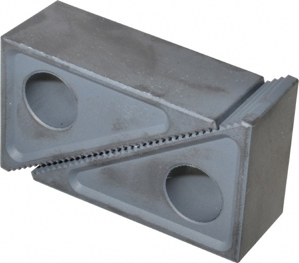 2 Piece, 2-1/2 to 6" Height Adjustment, Steel Step Block