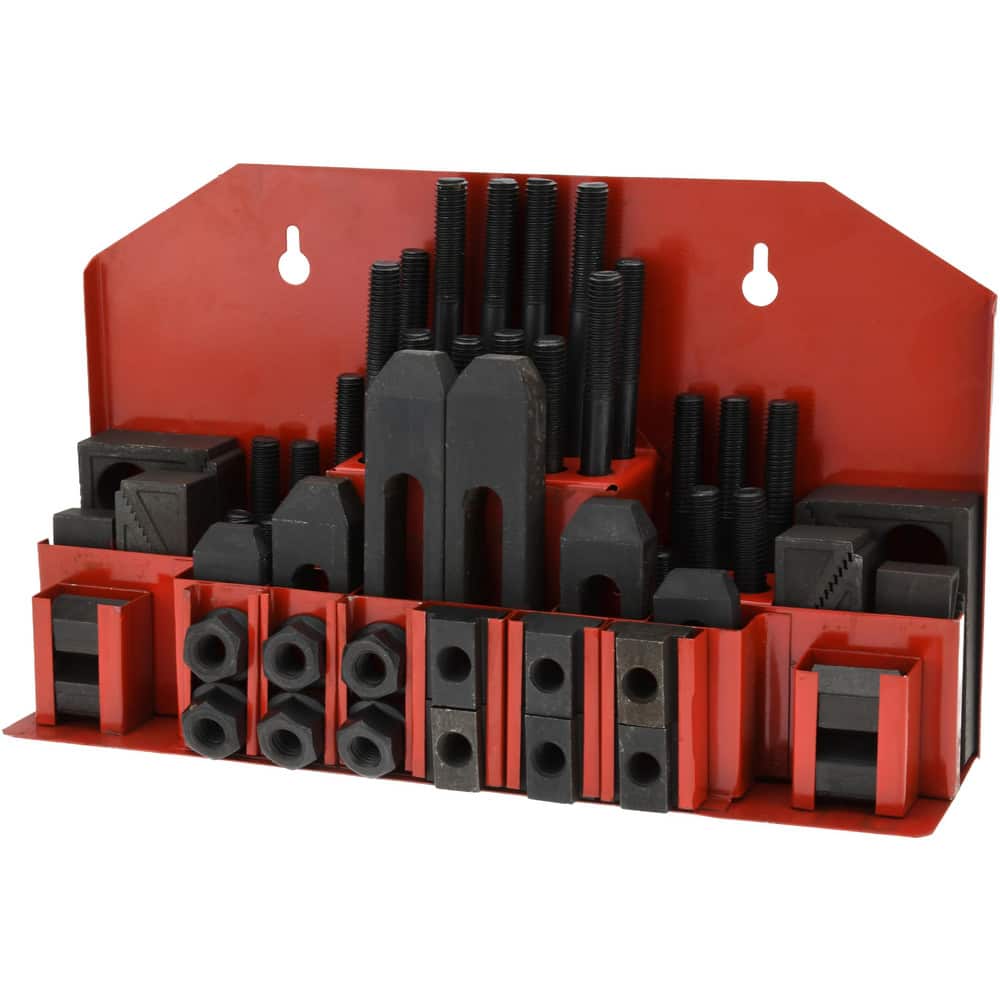 Value Collection - Fixture Clamp Step Block & Clamp Set: 52 Pc, 1