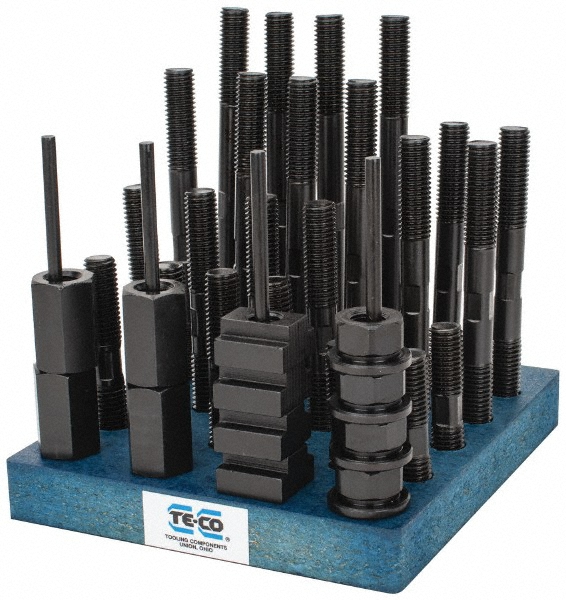 41 Piece, 5/8-11 Stud, T Nut & Stud Kit - 3, 4, 5, 6, 7, 8" Stud Lengths