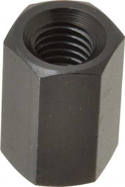 M10x1.50 Metric Coarse, 24mm OAL Steel Standard Coupling Nut