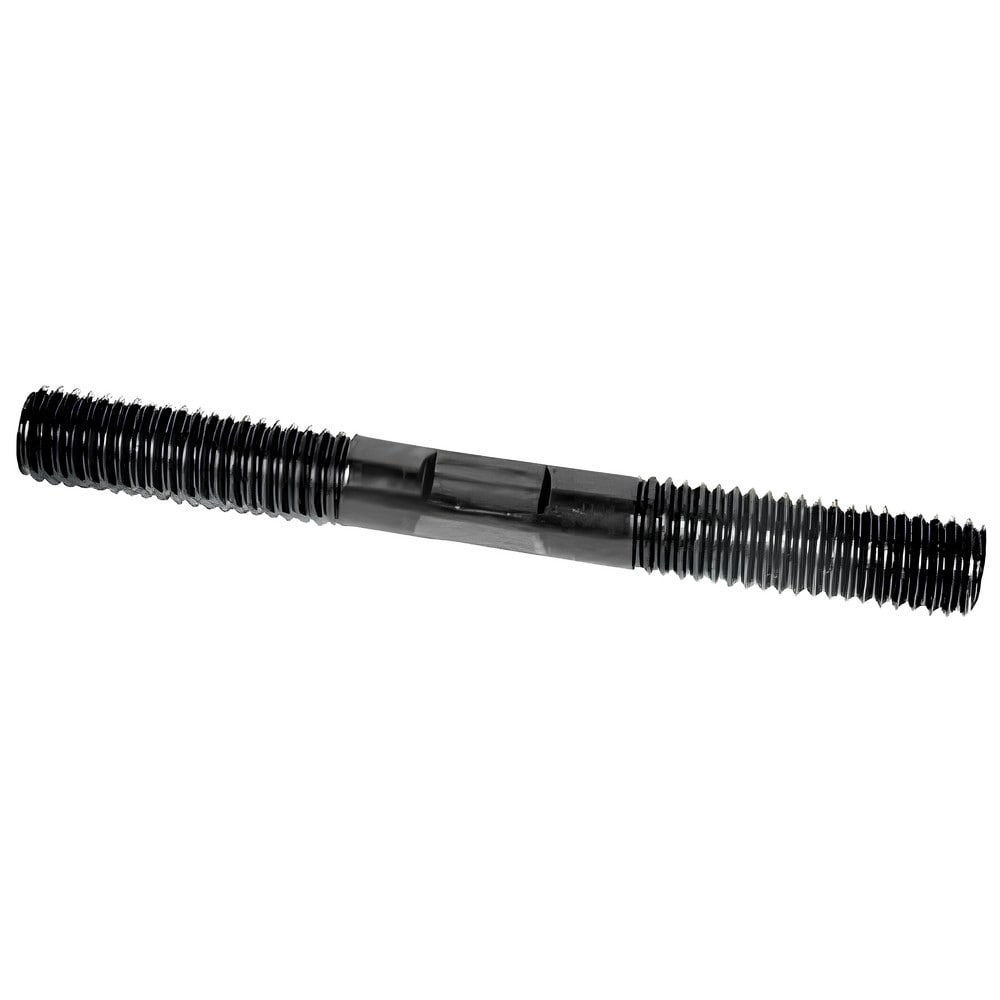 Equal Double Threaded Stud: 3/8-16 Thread, 3" OAL