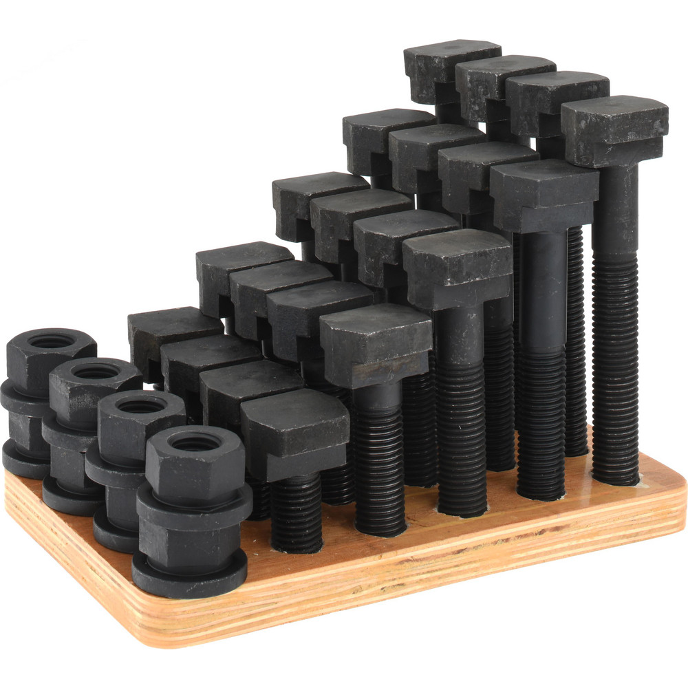 Gibraltar 28 Piece, 3/410, 2 to 6" Length Range, TSlot Bolt