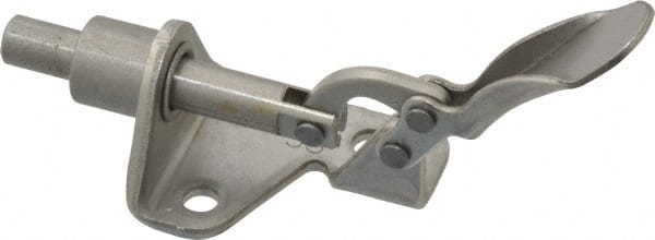 De-Sta-Co 601-SS Standard Straight Line Action Clamp: 100 lb Load Capacity, 0.63" Plunger Travel, Flanged Base, Stainless Steel 