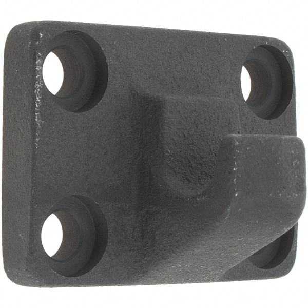 1 Lb Capacity, 0.41" Mounting Hole, Steel Clamp Latch Plate & Hook Assembly