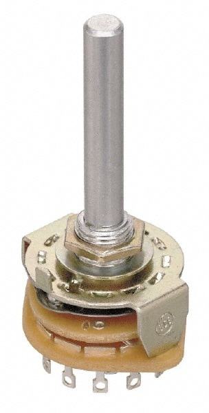 Push-Button Rotary Switch: 3/8" Mounting Hole Dia