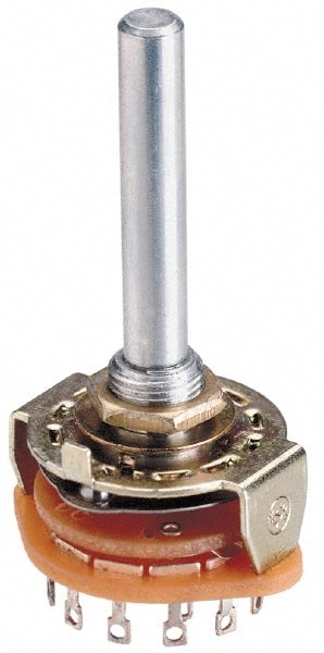 Push-Button Rotary Switch: 0.386" Mounting Hole Dia