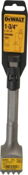 Hammer & Chipper Replacement Chisel: Bushing Tool, 1-3/4" Head Width, 10" OAL, 1" Shank Dia