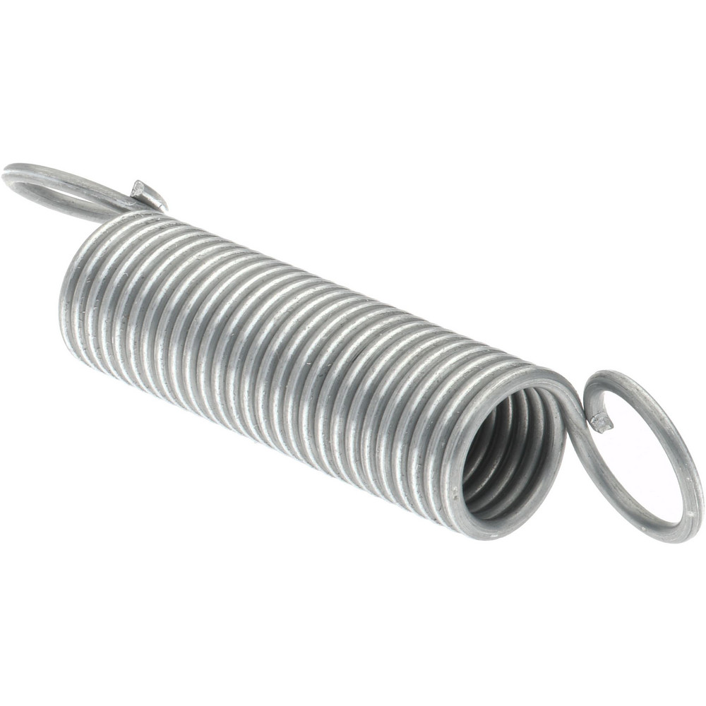 Made in USA - Extension Spring: 15/32" OD, 10.43 lb Max Load, 3-5/8 ...