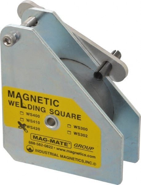 Mag-Mate WS420 3-3/4" Wide x 1-1/2" Deep x 4-3/8" High, Rare Earth Magnetic Welding & Fabrication Square 