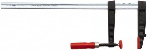 Bessey TGK4.550+2K Steel Bar Clamp: 50" Capacity, 4-1/2" Throat Depth, 1,540 lb Clamp Pressure 