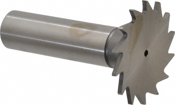 Made in USA NWKY12-116 Woodruff Keyseat Cutter: 1.25" Cut Dia, 0.0625" Cut Width, 1/2" Shank Dia, Straight Tooth Image