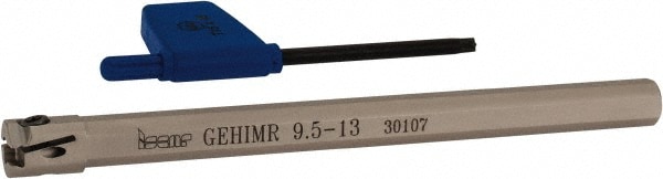 0.098" Max Depth, 0.031" to 0.075" Width, Internal Right Hand Indexable Grooving Toolholder