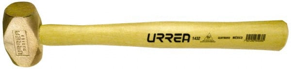 Urrea 1432 3-3/8 Lb Head Brass Head Striking Tool 