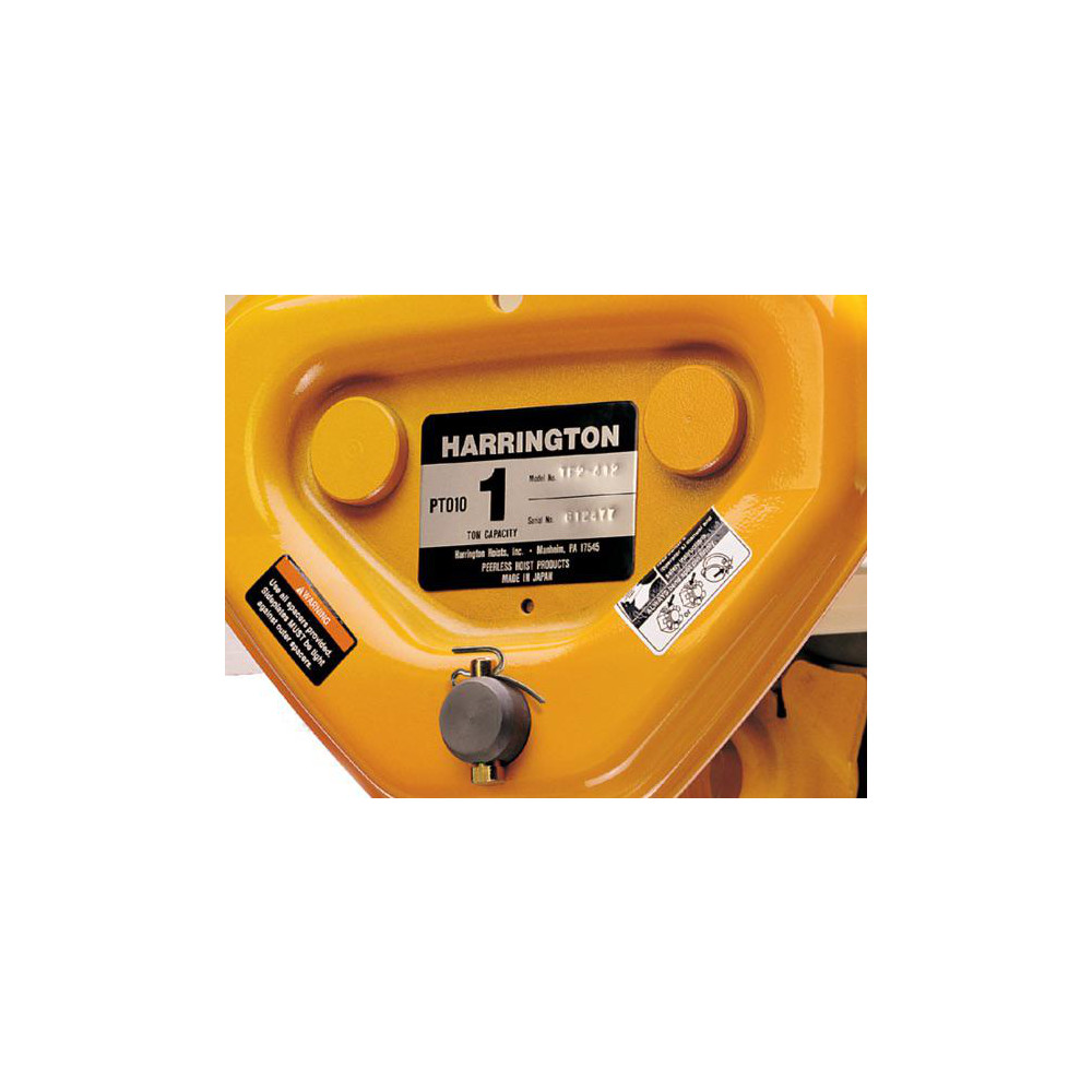 Harrington Hoist - 3 Ton Capacity Plain Trolley | MSC Direct