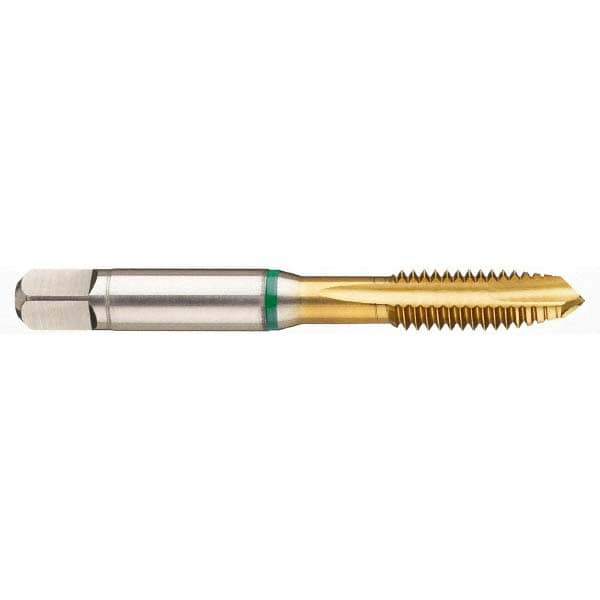 Spiral Point STI Tap: #4-40 UNC, 3 Flutes, Plug, Cobalt, TiN Finish