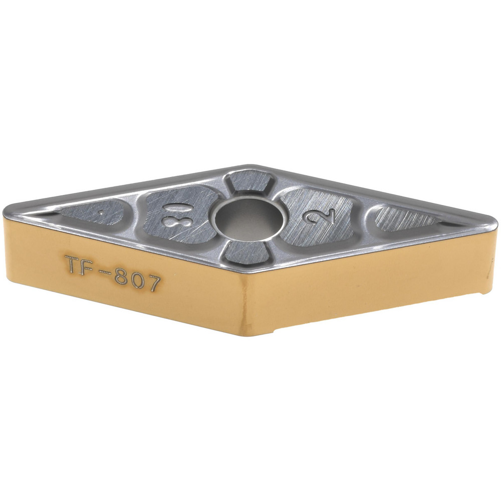 Turning Insert: VNMG332TF IC807, Carbide - TiAlN Finish, 16.60 mm Long, 35.00 deg V - Diamond (Rhombic) 35-Deg, Series Isoturn