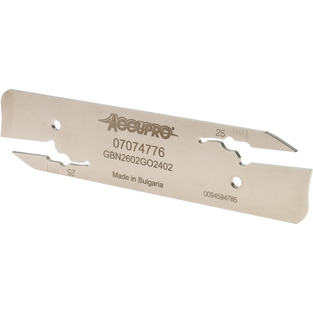 Indexable Grooving Blades; Cutting Direction: Neutral ; Minimum Groove Width: 2.00 ; Minimum Groove Width (Decimal Inch): 0.0788 ; Minimum Groove Width (mm): 2.00 ; Blade Style: Blade Holder ; Minimum Insert Width (Decimal Inch): 0.0788