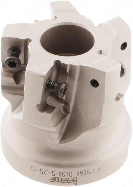 Iscar 3101599 1-1/2" Cut Diam, 3/4" Arbor Hole Diam, 1/2" Max Depth, Indexable Square-Shoulder Face Mill Image