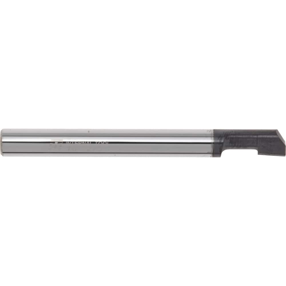 Boring Bar: 0.2400" Min Bore Dia, 1/2" Max Bore Depth, Right Hand, 1/4" Shank Dia, Micrograin Solid Carbide