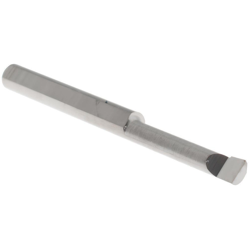 Corner Radius Boring Bar: 0.11" Min Bore, 0.6" Max Depth, Right Hand Cut, Submicron Solid Carbide