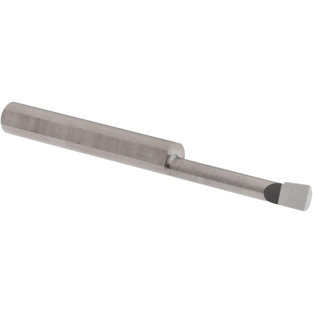 Accupro B140800R Corner Radius Boring Bar: 0.14" Min Bore, 0.8" Max Depth, Right Hand Cut, Submicron Solid Carbide 