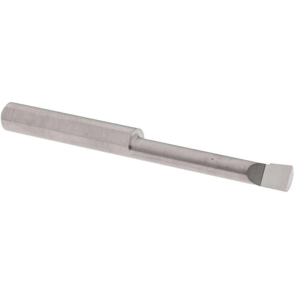 Accupro B1601000R Corner Radius Boring Bar: 0.16" Min Bore, 1" Max Depth, Right Hand Cut, Submicron Solid Carbide 