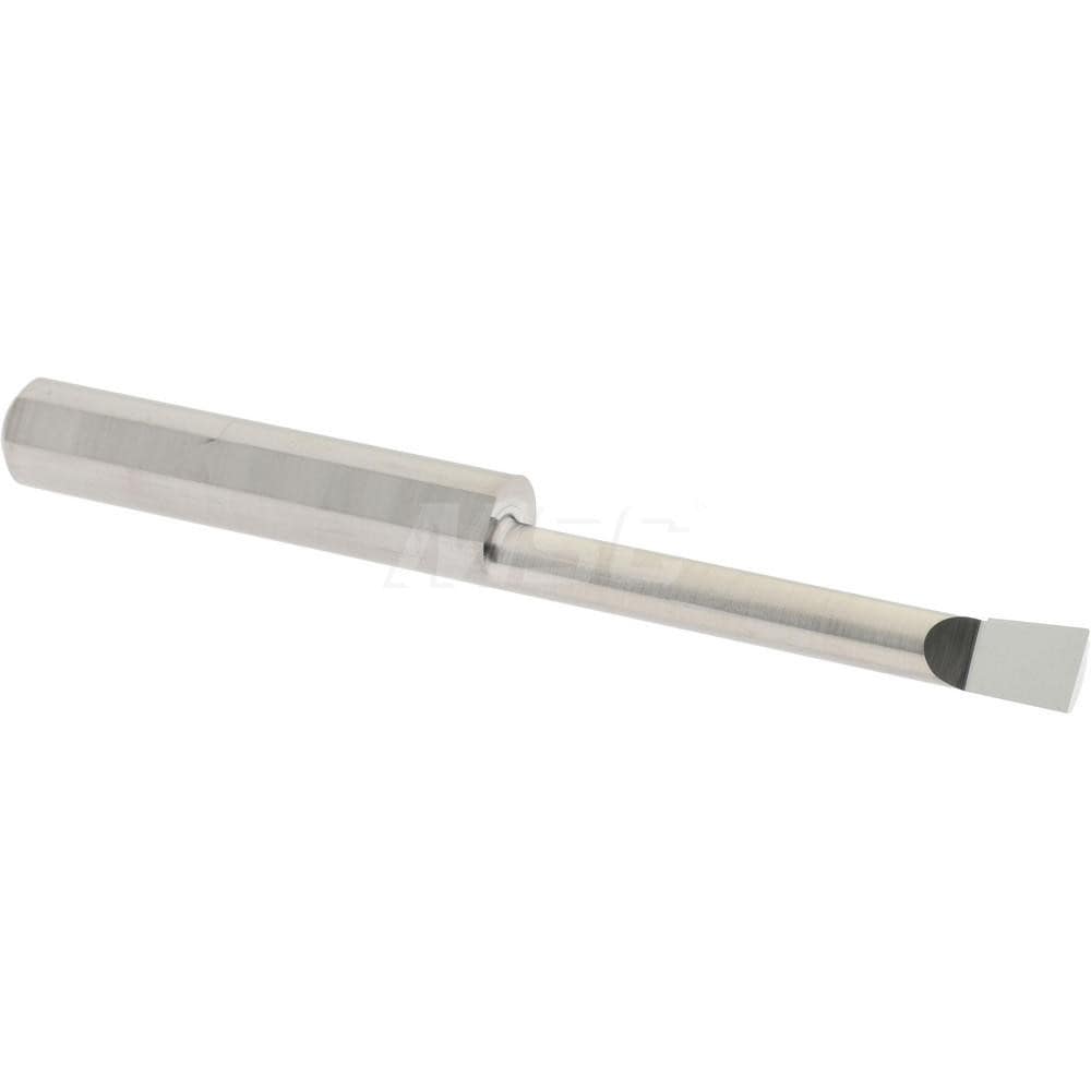 Accupro B1801250R Corner Radius Boring Bar: 0.18" Min Bore, 1-1/4" Max Depth, Right Hand Cut, Submicron Solid Carbide 