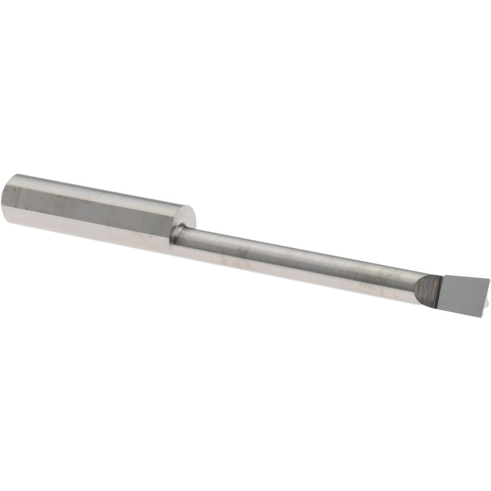 Boring Bar: 0.1800" Min Bore Dia, 1-1/2" Max Bore Depth, Right Hand, 1/4" Shank Dia, Submicron Solid Carbide