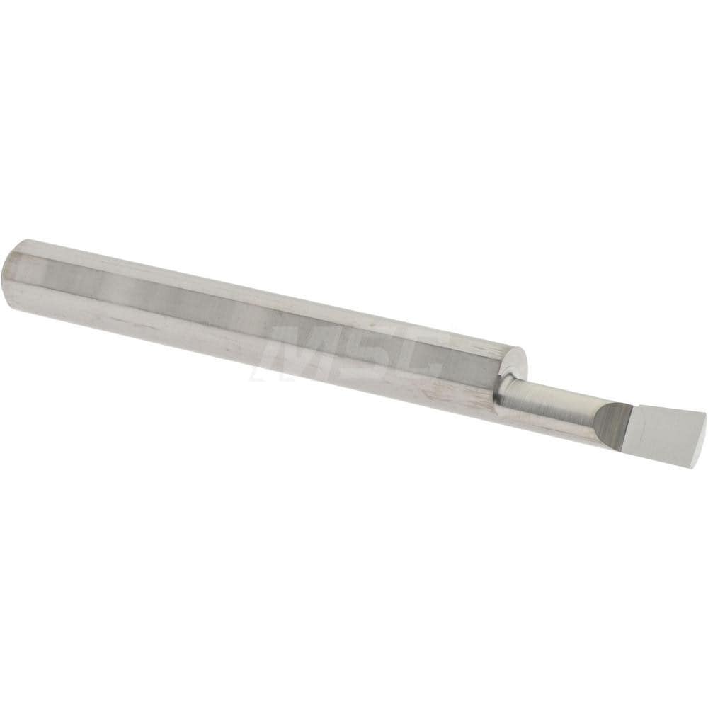 Accupro B180600R Corner Radius Boring Bar: 0.18" Min Bore, 0.6" Max Depth, Right Hand Cut, Submicron Solid Carbide 