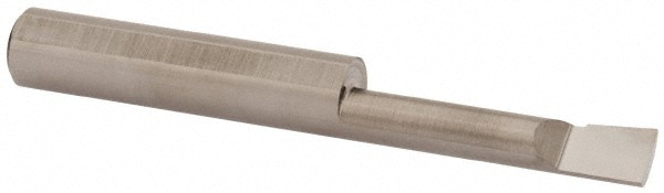 Accupro B2301100R Corner Radius Boring Bar: 0.23" Min Bore, 1.1" Max Depth, Right Hand Cut, Submicron Solid Carbide 