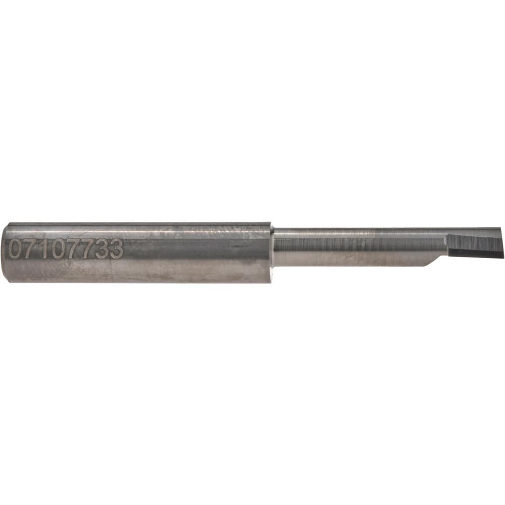 Corner Radius Boring Bar: 0.23" Min Bore, 1.1" Max Depth, Right Hand Cut, Submicron Solid Carbide