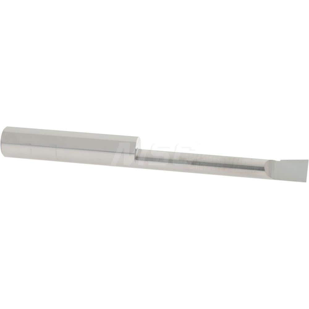 Accupro B2301600R Corner Radius Boring Bar: 0.23" Min Bore, 1.6" Max Depth, Right Hand Cut, Submicron Solid Carbide 