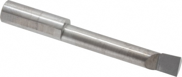 Accupro B2901600R Corner Radius Boring Bar: 0.29" Min Bore, 1.6" Max Depth, Right Hand Cut, Submicron Solid Carbide 