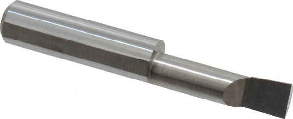 Accupro B3201100R Corner Radius Boring Bar: 0.32" Min Bore, 1.1" Max Depth, Right Hand Cut, Submicron Solid Carbide 