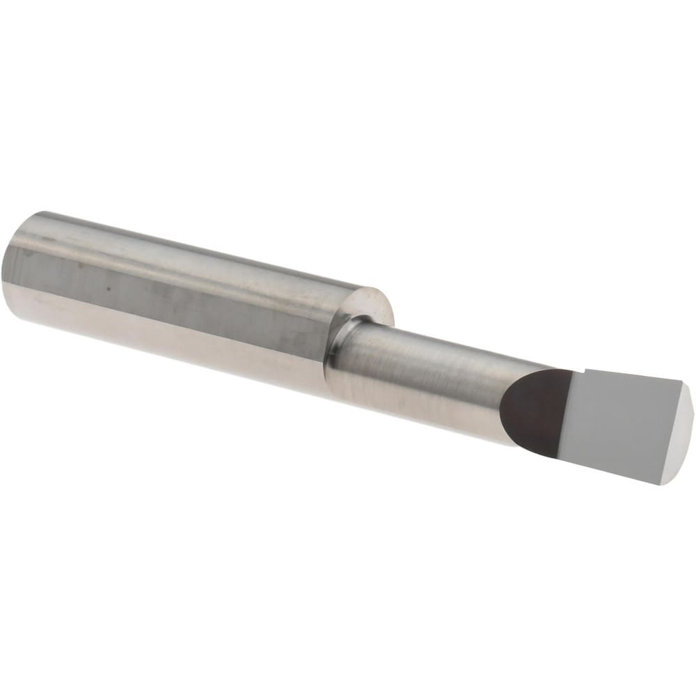 Boring Bar: 0.3200" Min Bore Dia, 1.1000" Max Bore Depth, Right Hand, 3/8" Shank Dia, Submicron Solid Carbide